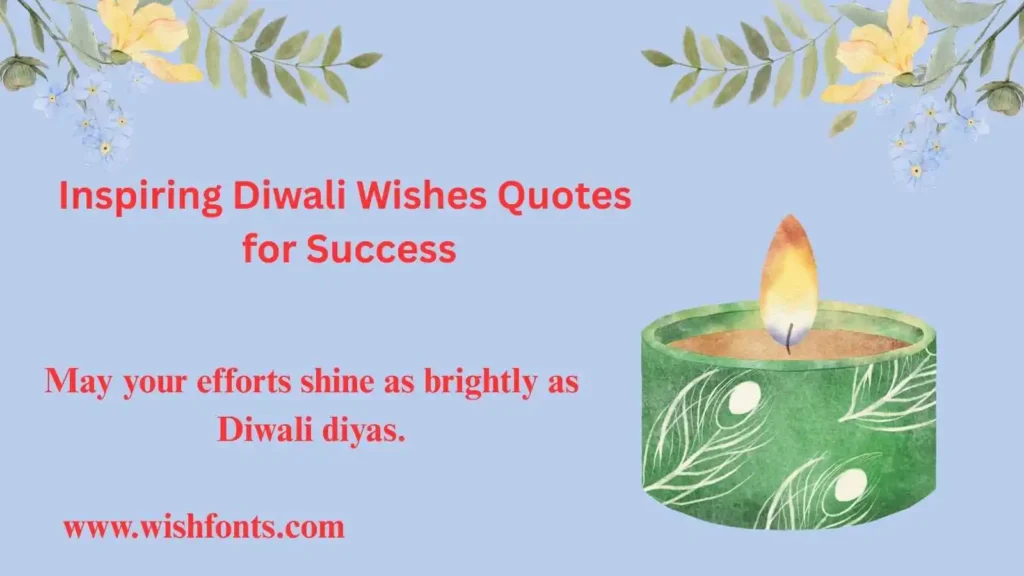 Inspiring Diwali Wishes Quotes for Success