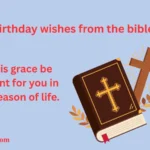 Birthday wishes from the bible