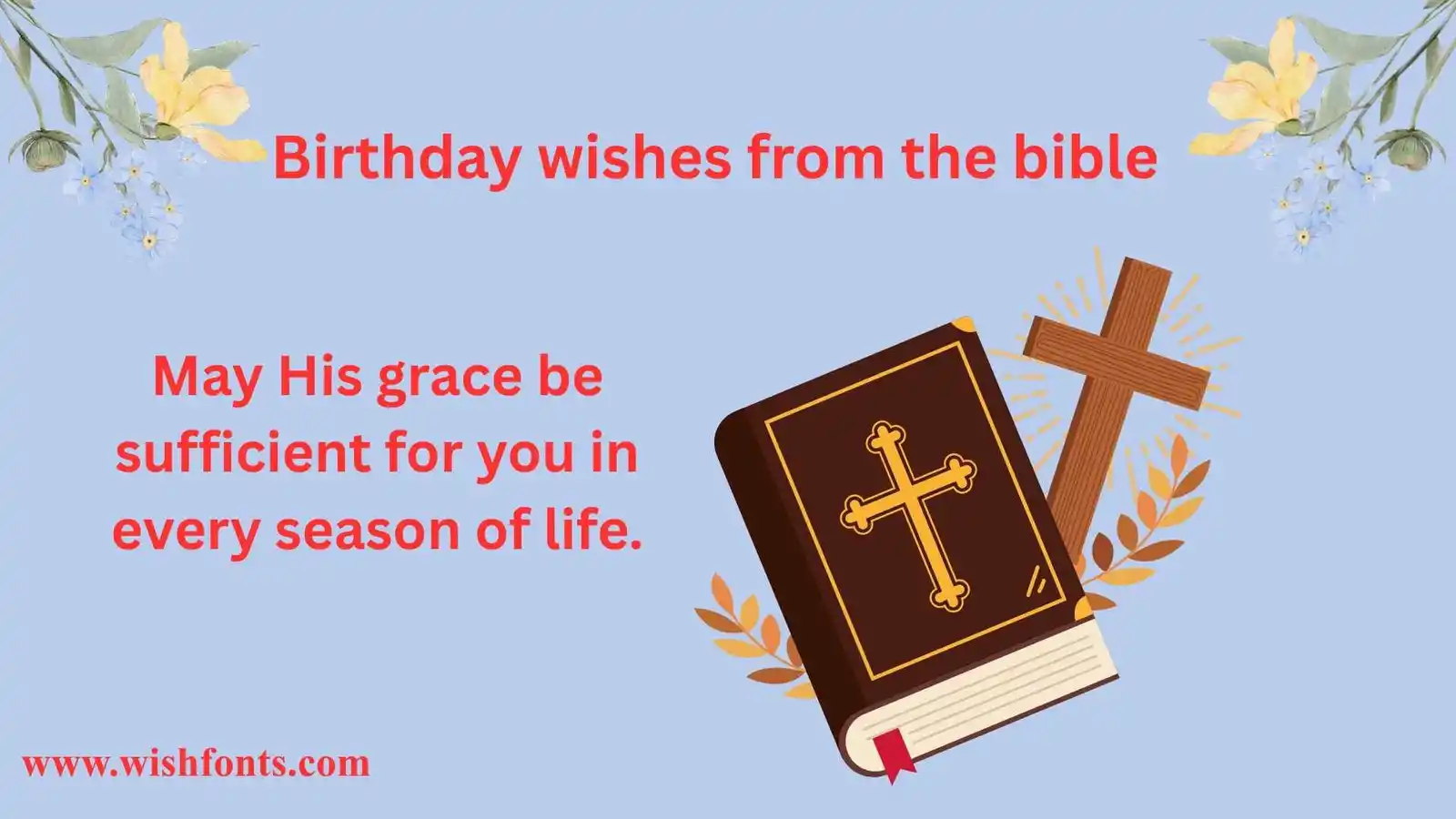 Birthday wishes from the bible