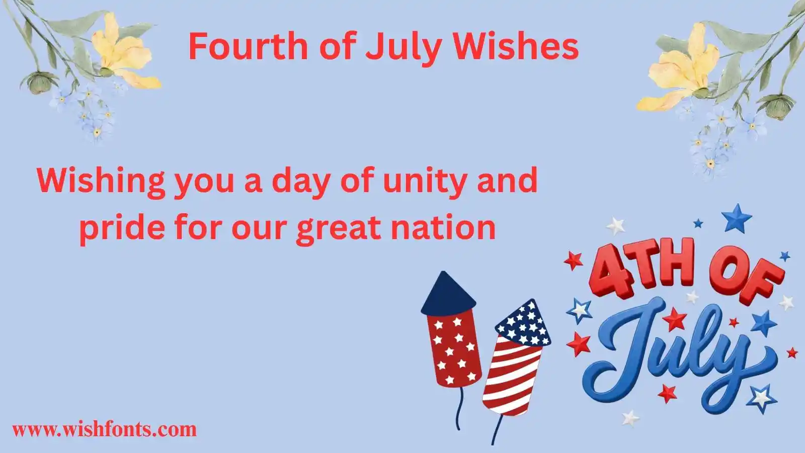 Fourth of July Wishes