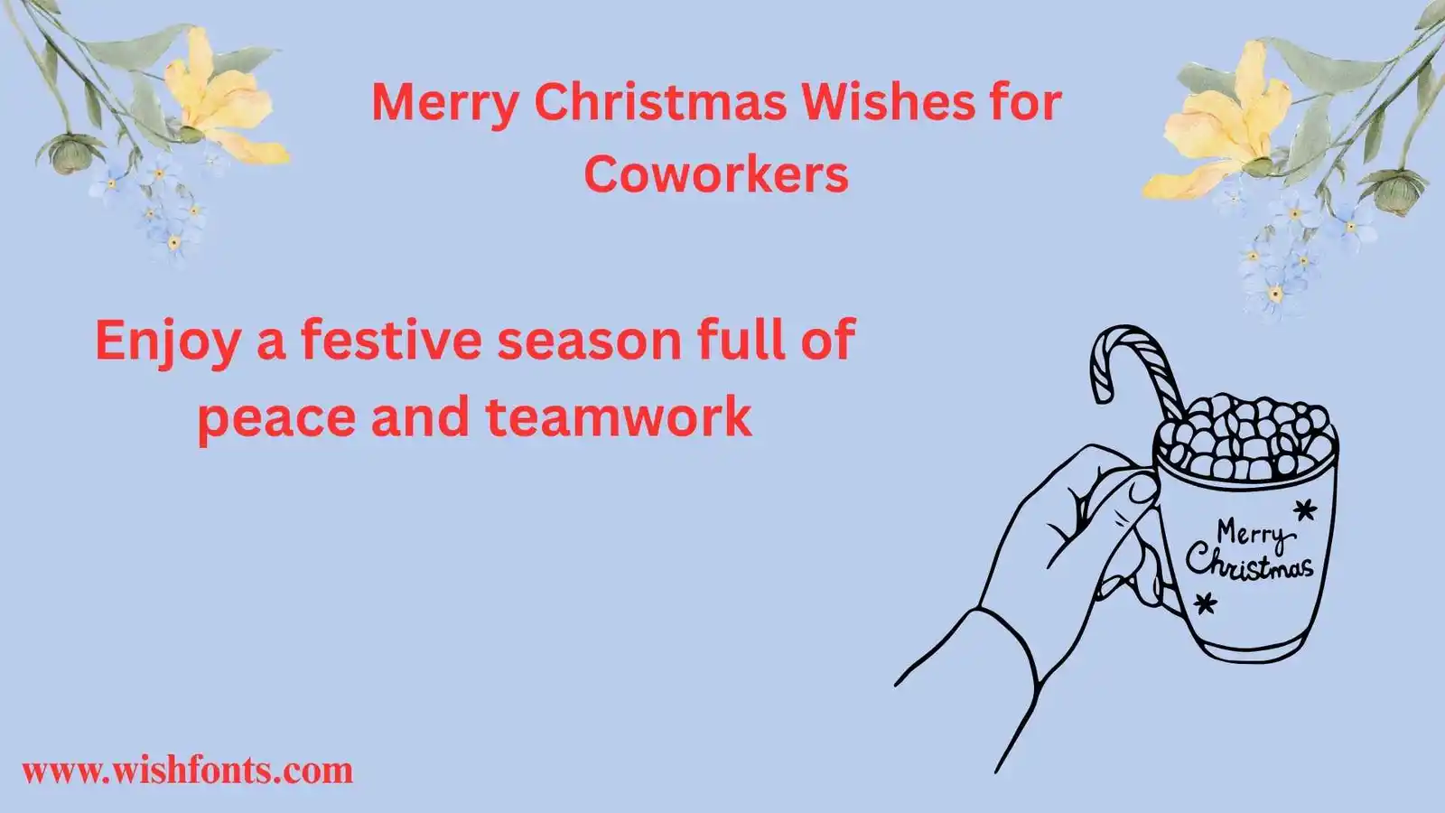 Merry Christmas Wishes for Coworkers