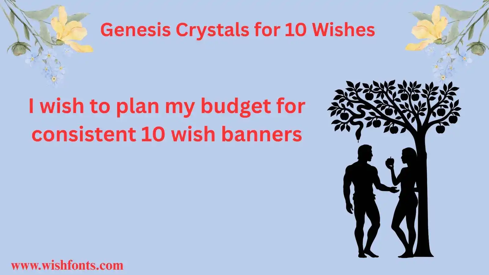 Genesis Crystals for 10 Wishes