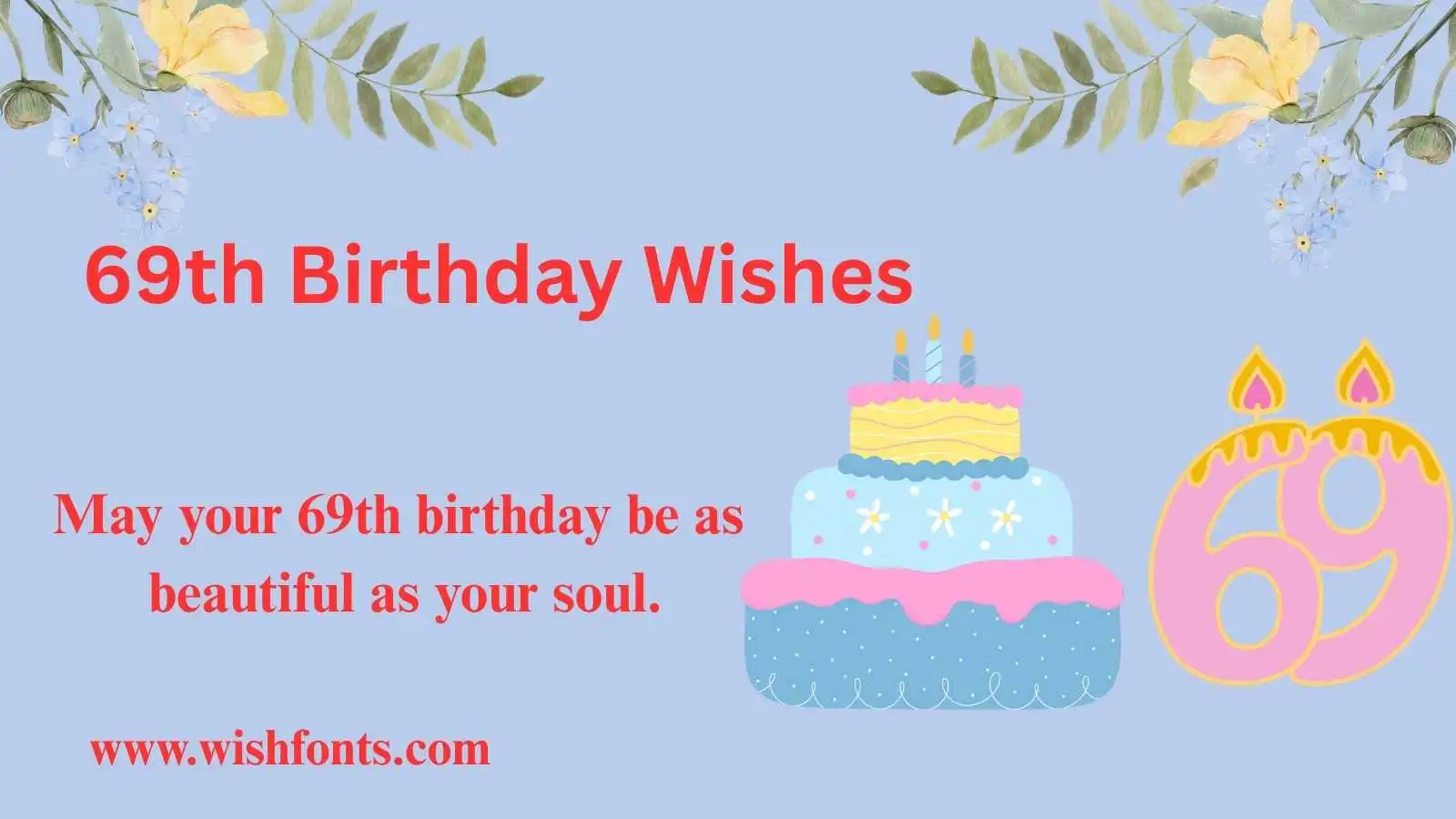 69th Birthday Wishes
