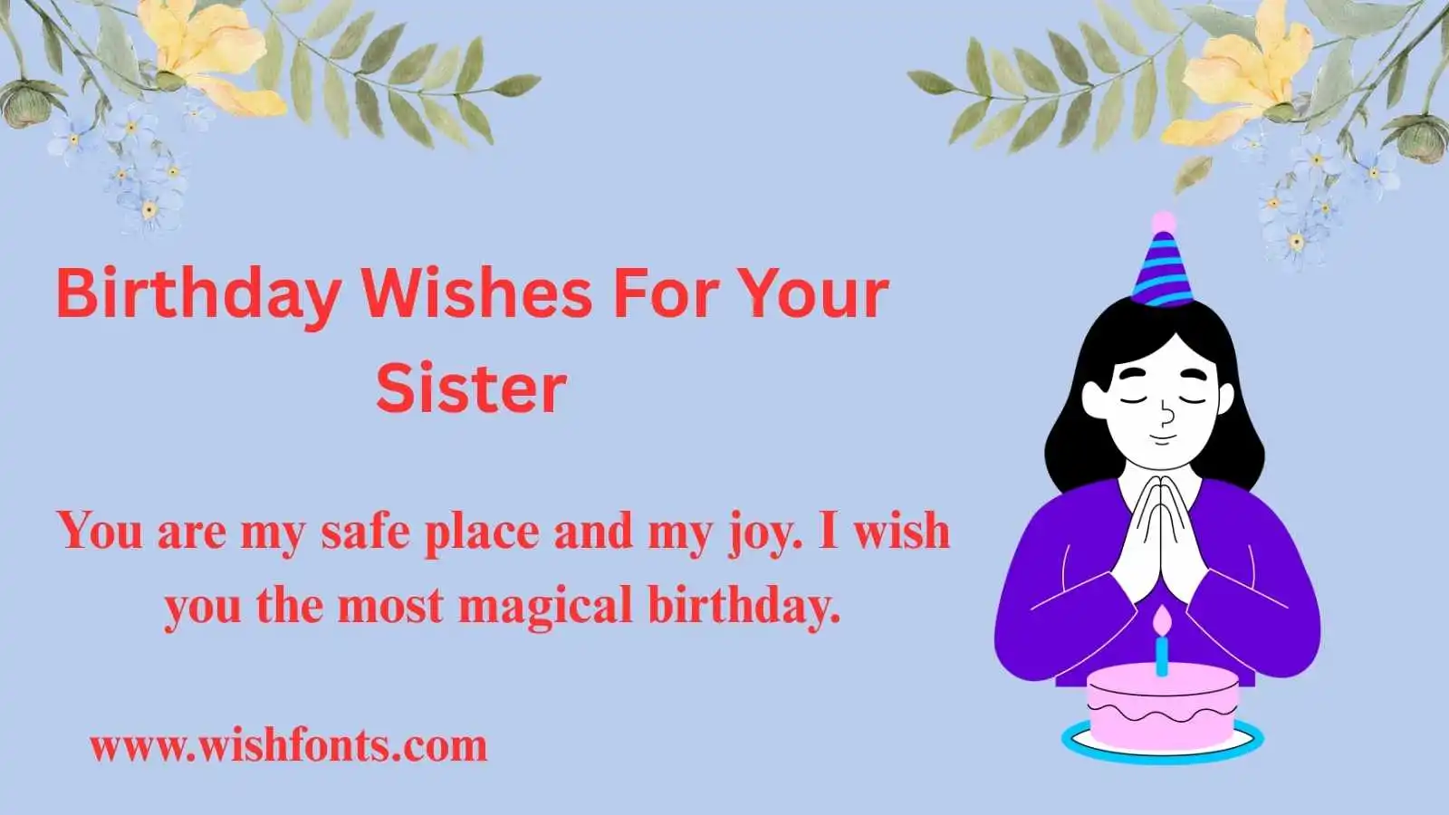 Birthday Wishes For Your Sister