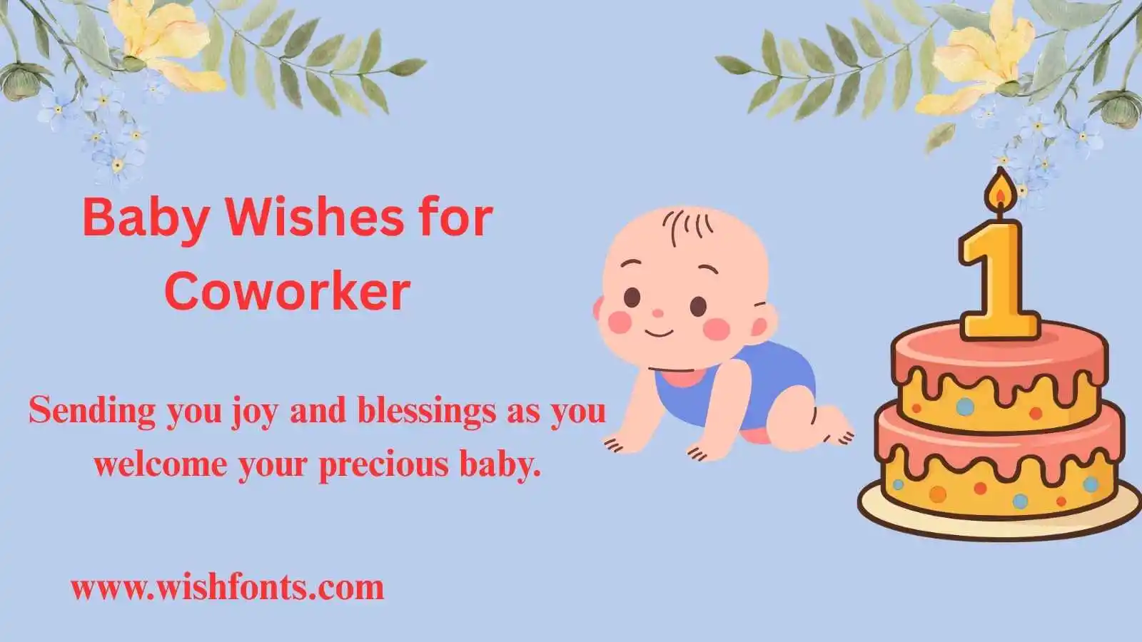 Adorable Baby Wishes for Coworker