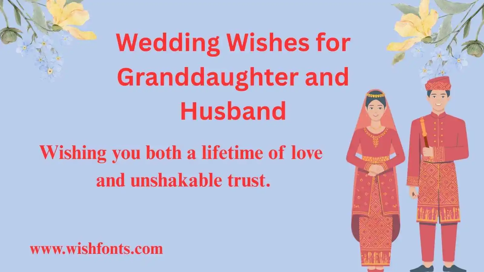 Wedding Wishes for Granddaughter