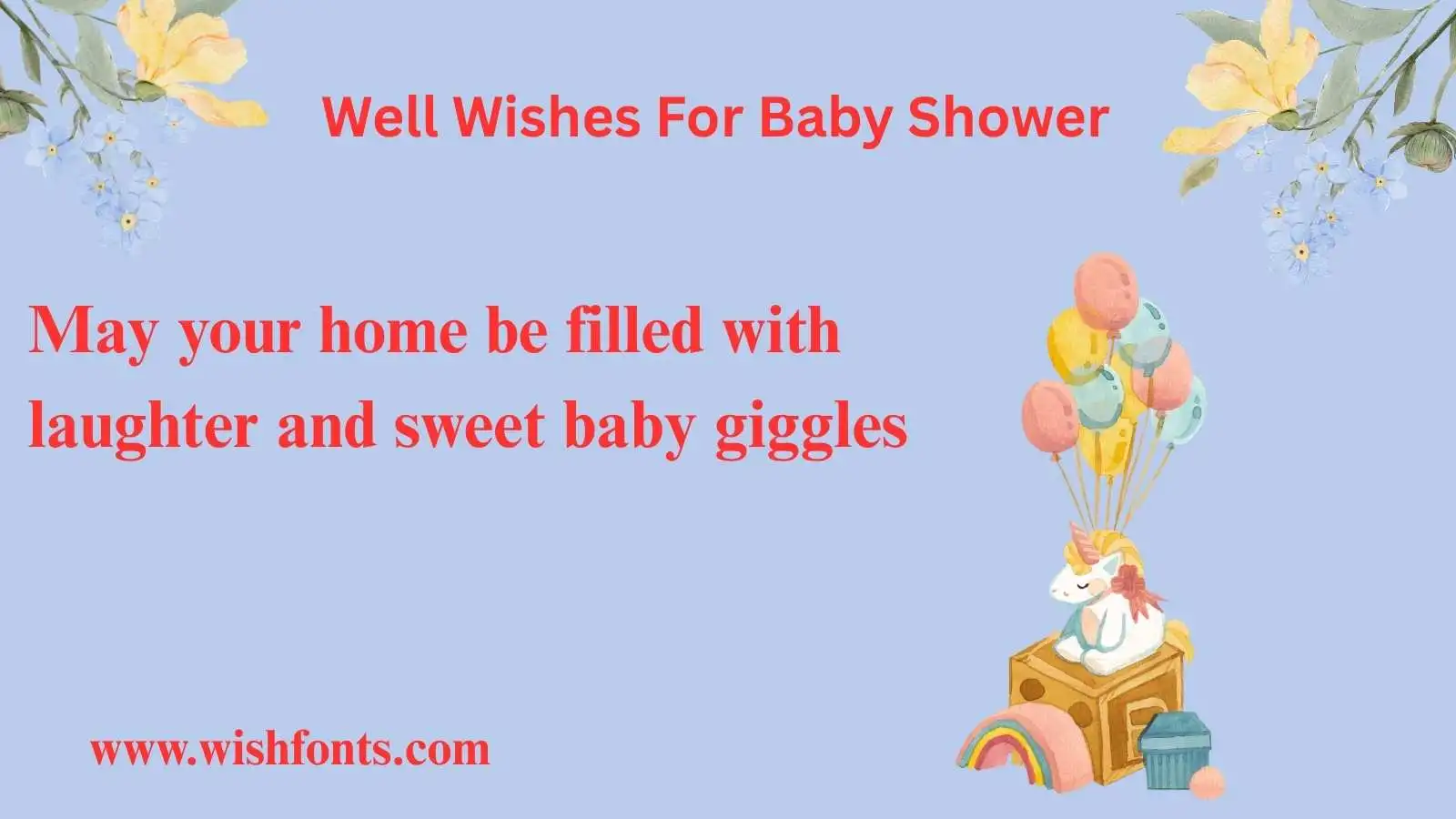 Well Wishes For Baby Shower