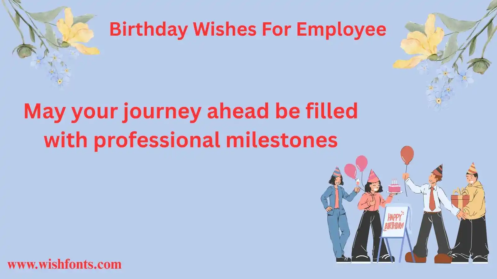 Birthday Wishes For Employee