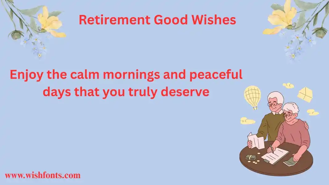 Retirement Good Wishes