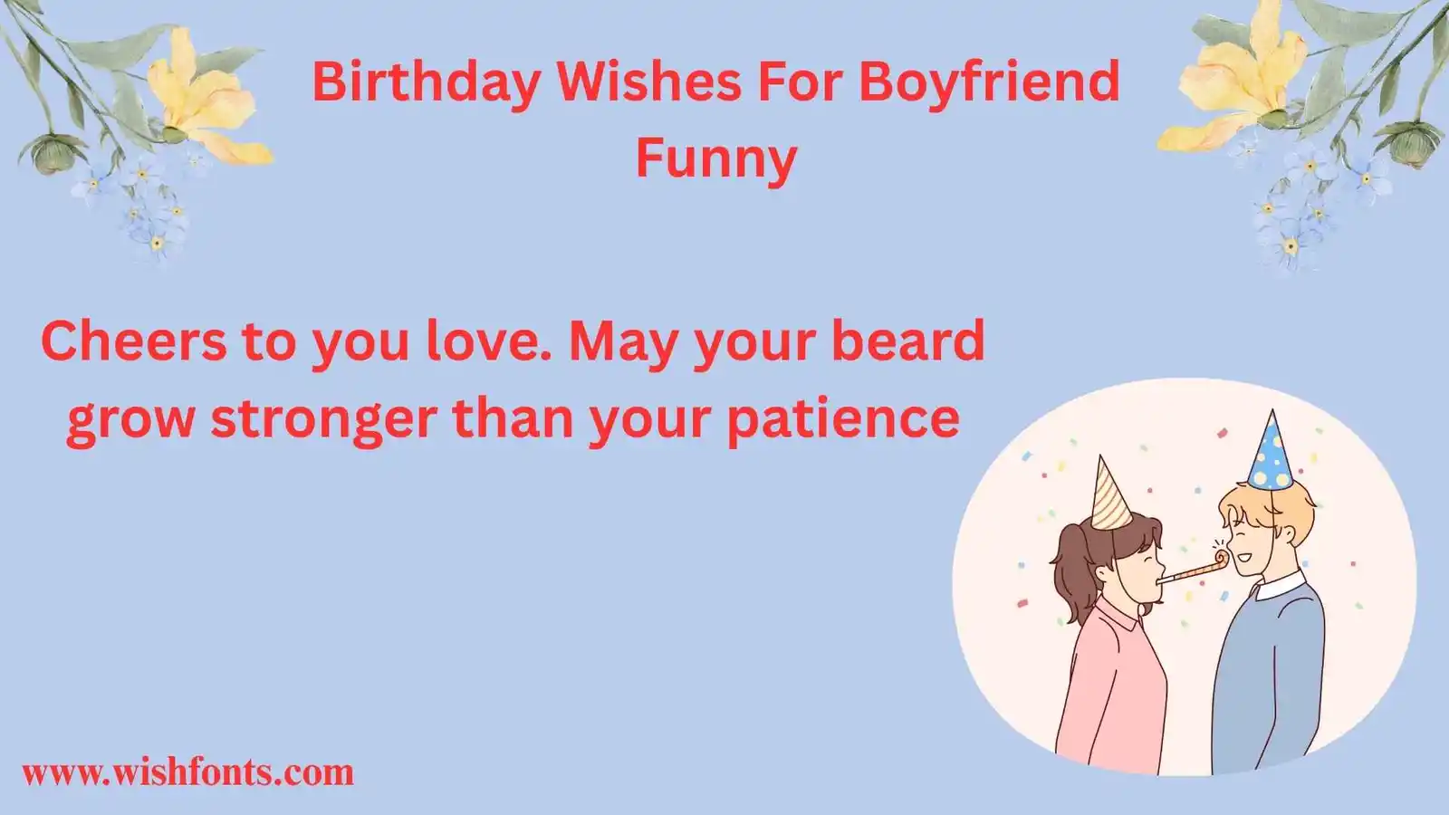 Birthday Wishes For Boyfriend Funny