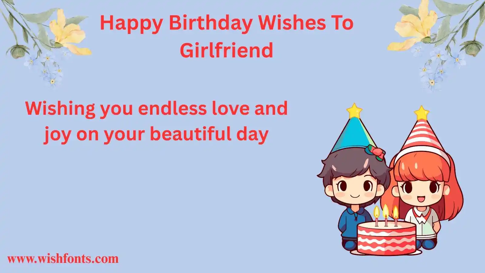 Happy Birthday Wishes To Girlfriend