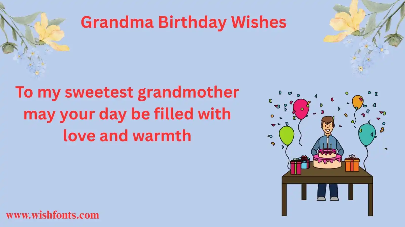 Grandma Birthday Wishes