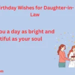 Birthday Wishes for Daughter-in-Law