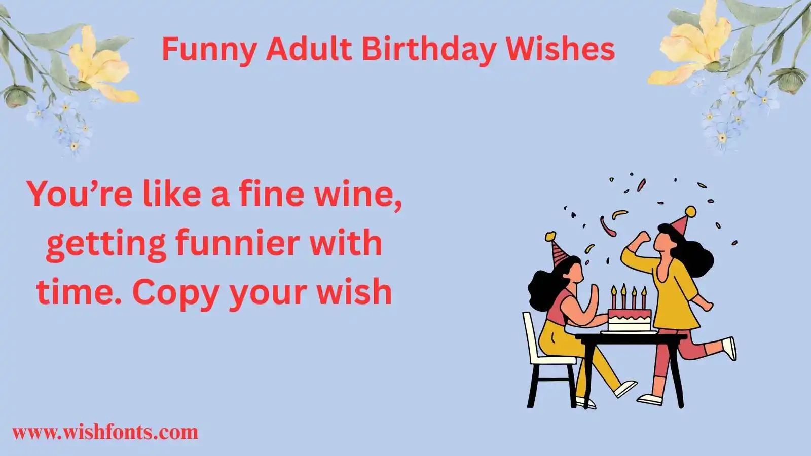 Funny Adult Birthday Wishes