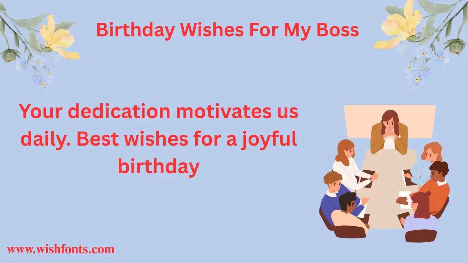 Birthday Wishes For My Boss