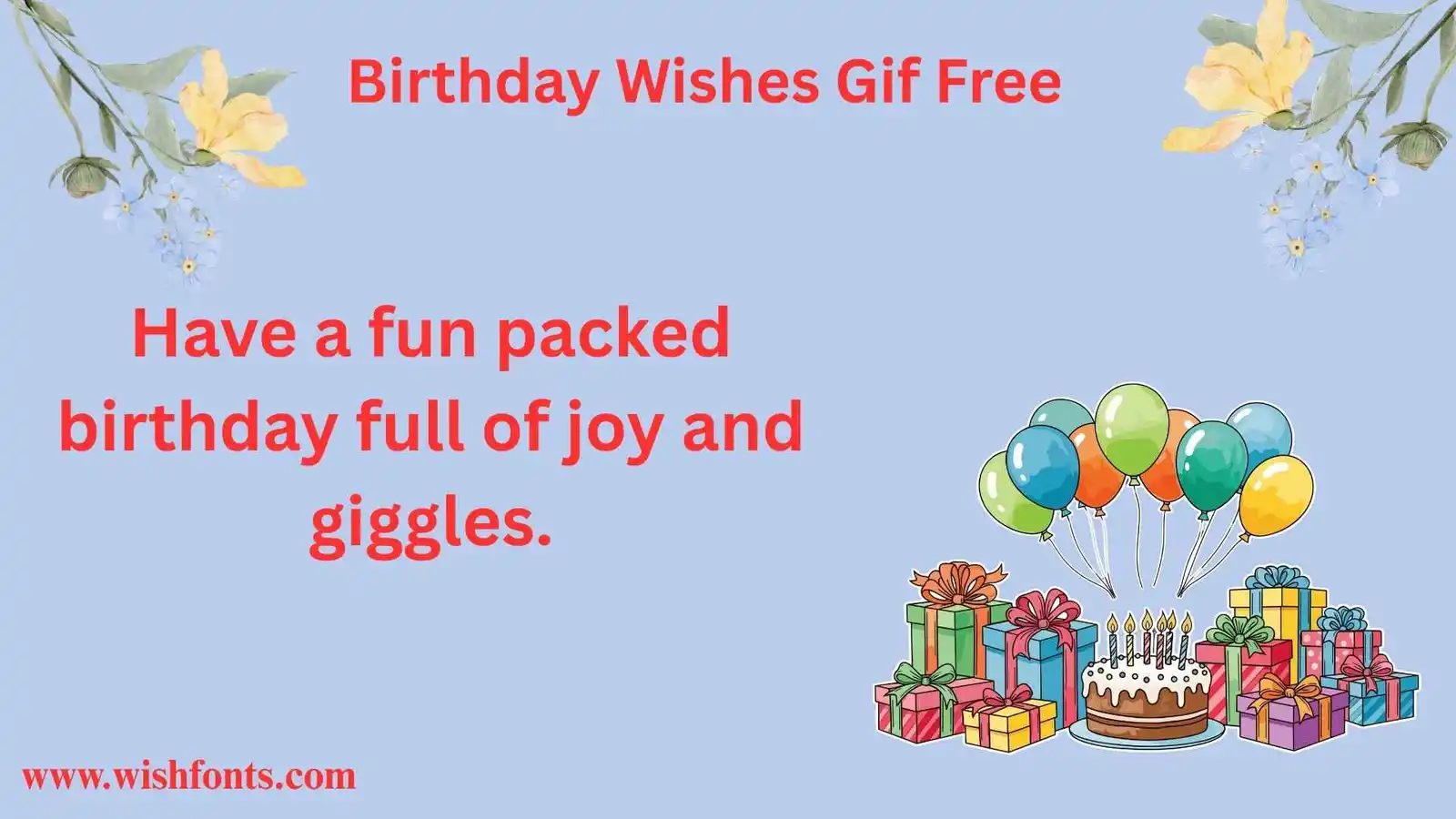 Birthday Wishes Gif Free