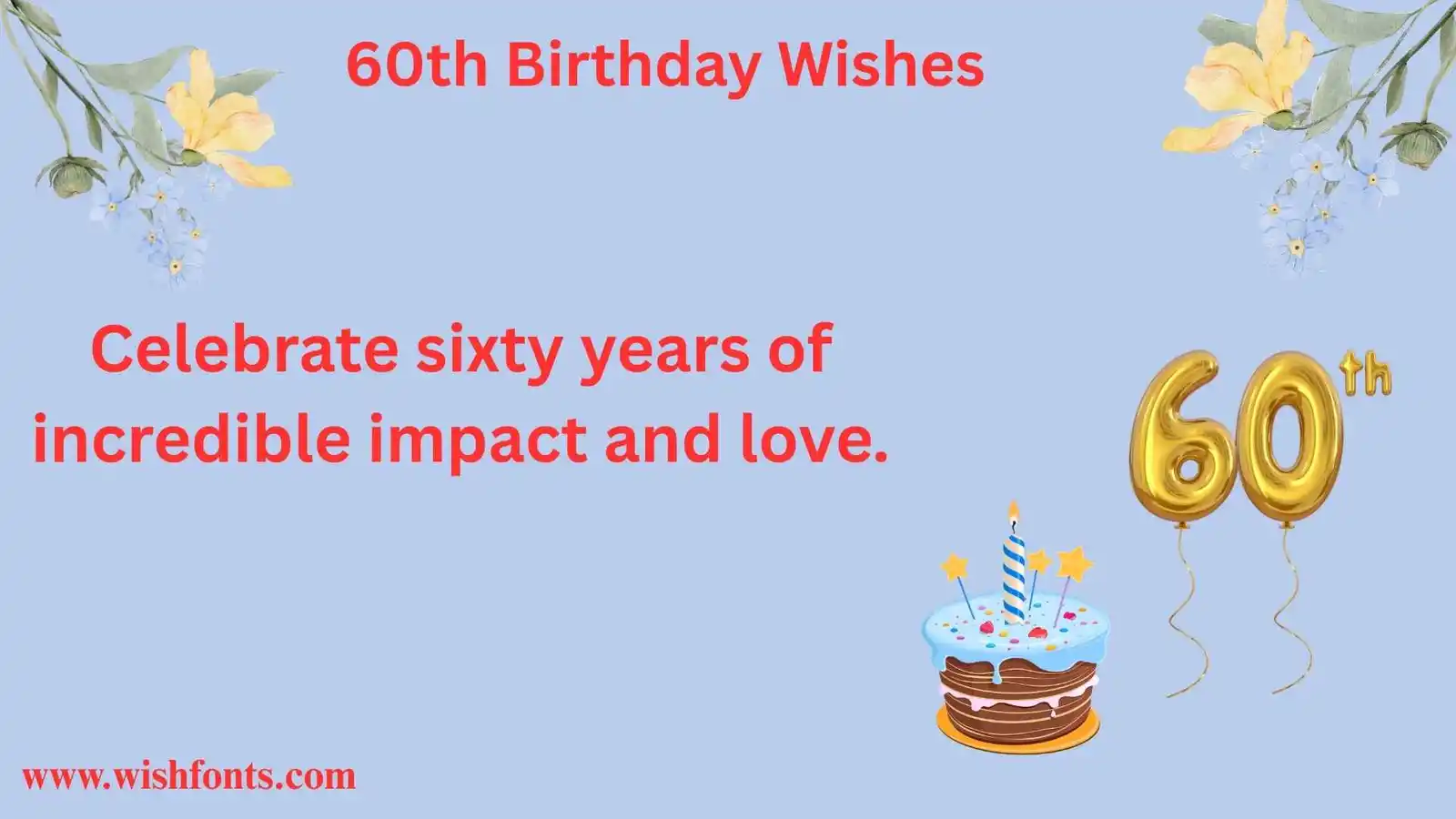 60th Birthday Wishes