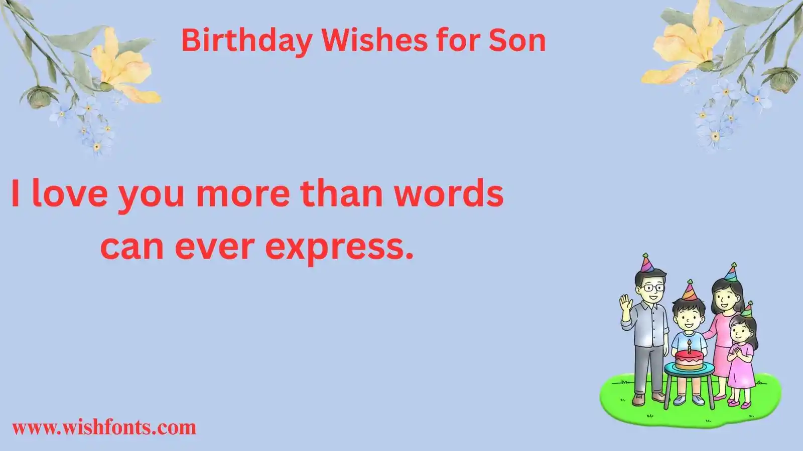 Birthday Wishes for Son