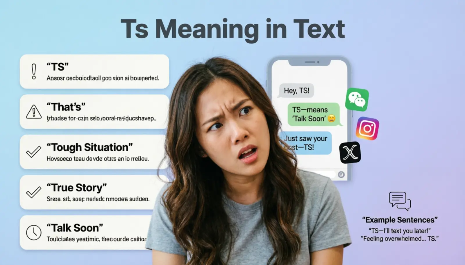 Ts Meaning in Text