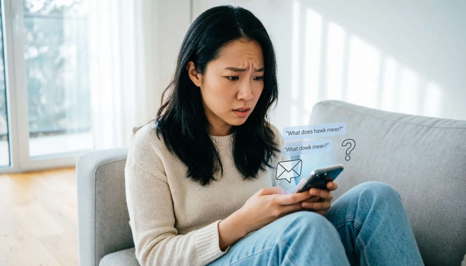 Hawk Meaning in Text