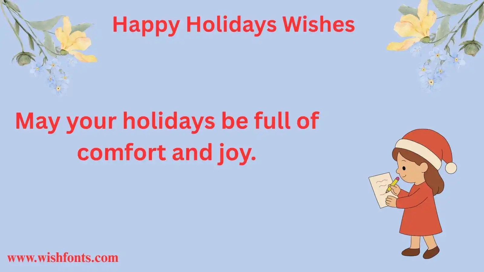 happy hoildays wishes