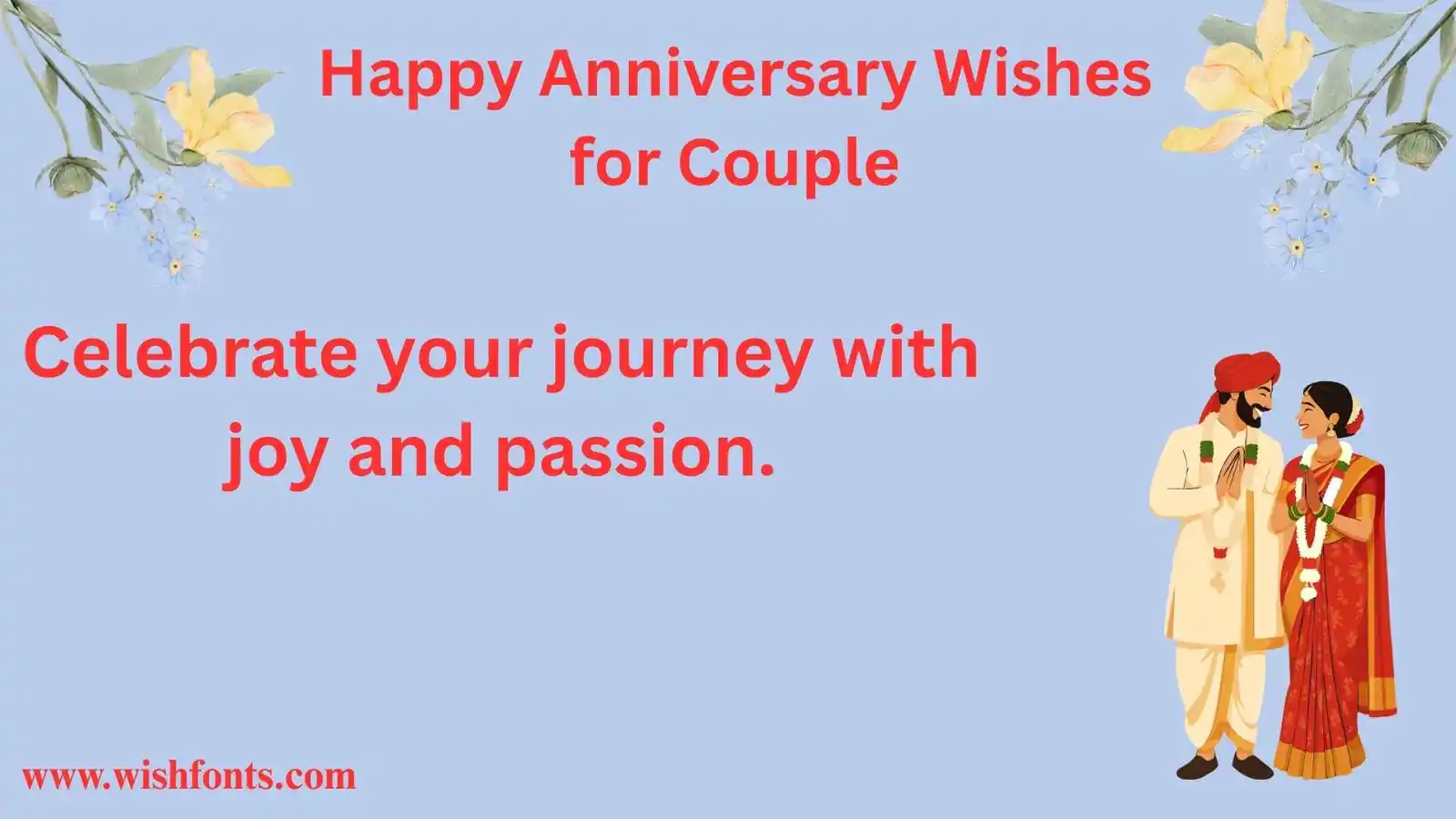 Happy Anniversary Wishes for Couple