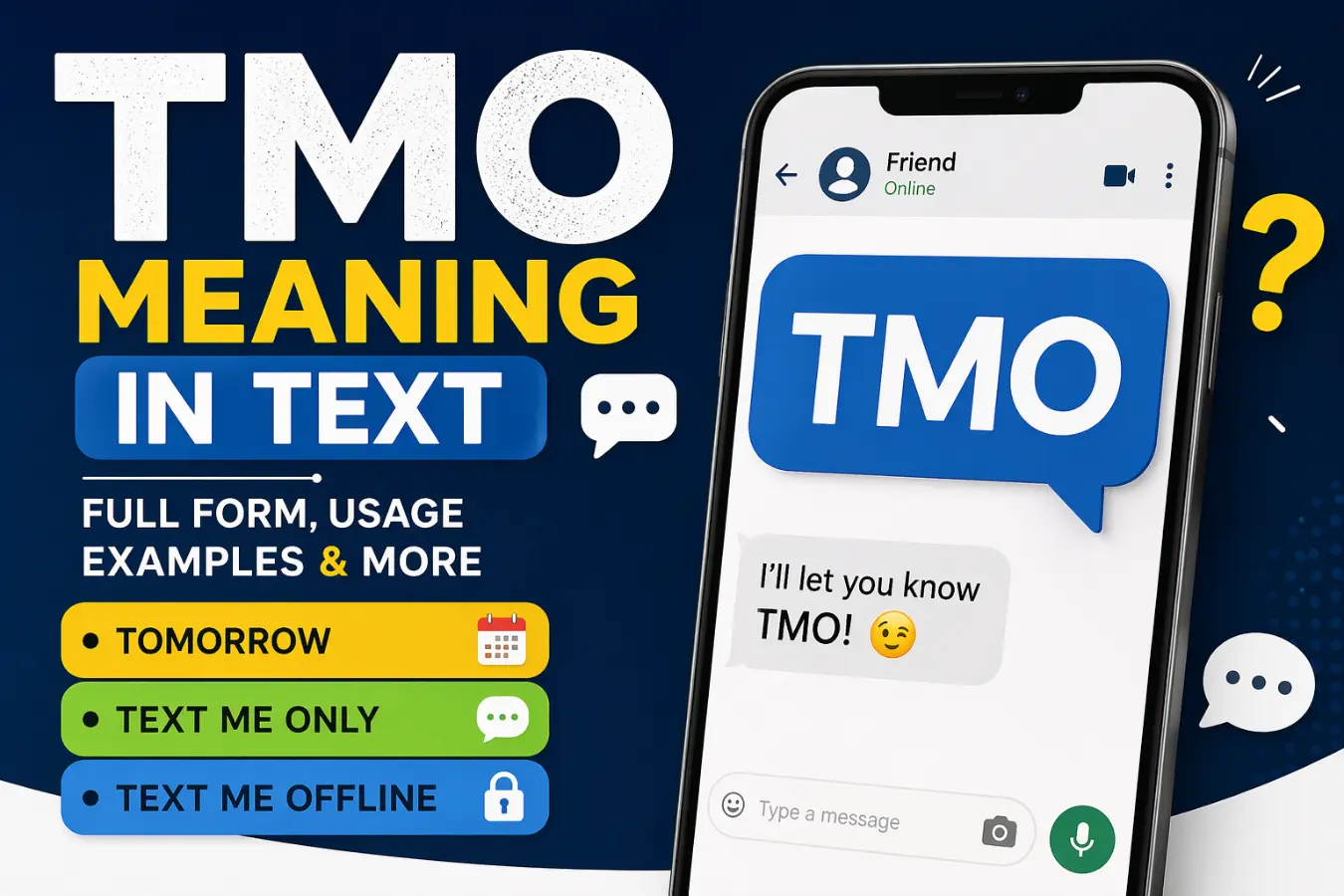 TMO Meaning in Text