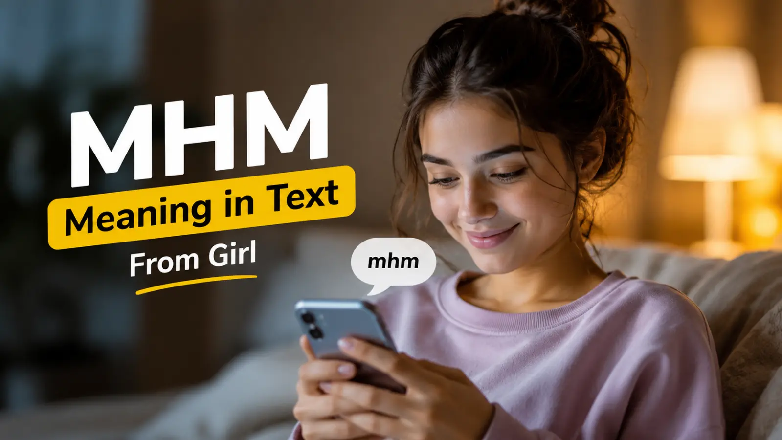 MHM Meaning Text From Girl