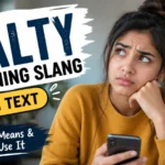 Salty Meaning Slang in Text